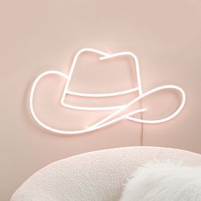 Cowgirl Hat Neon | Pottery Barn Teen