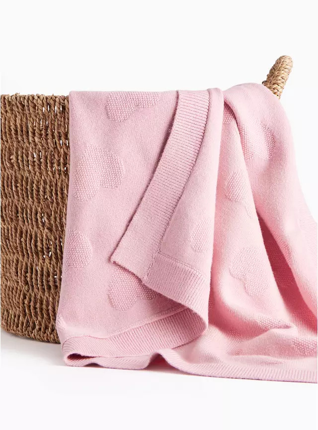 Pink Heart Blanket One Size | Tu Clothing