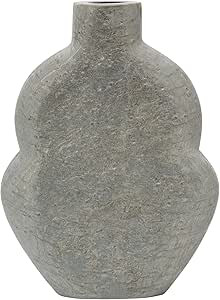 Bloomingville Slate Flower Home Decor Vase, Grey | Amazon (US)