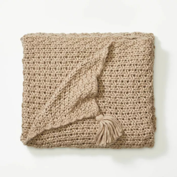 Chunky Knit Throw Blanket - Threshold™ designed with Studio McGee | Target