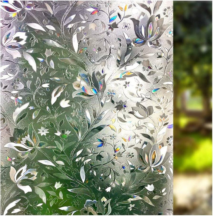 LEMON CLOUD Window Film, Decorative Window Privacy Film, 3D Stained Glass Window Sticker,Anti-UV ... | Amazon (US)