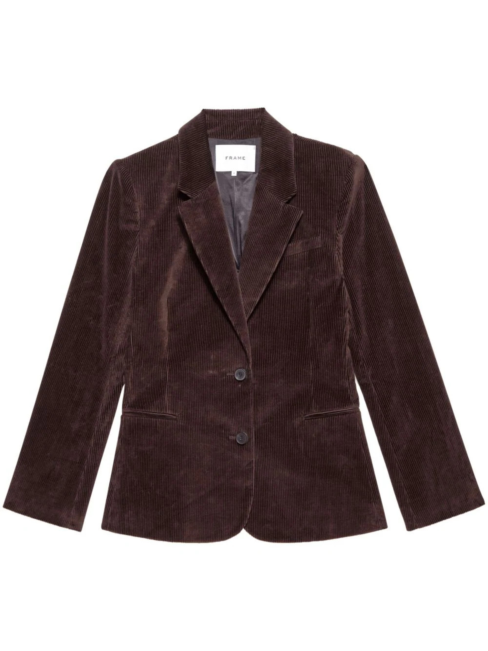 FRAME The Femme corduroy blazer - Brown | Farfetch Global