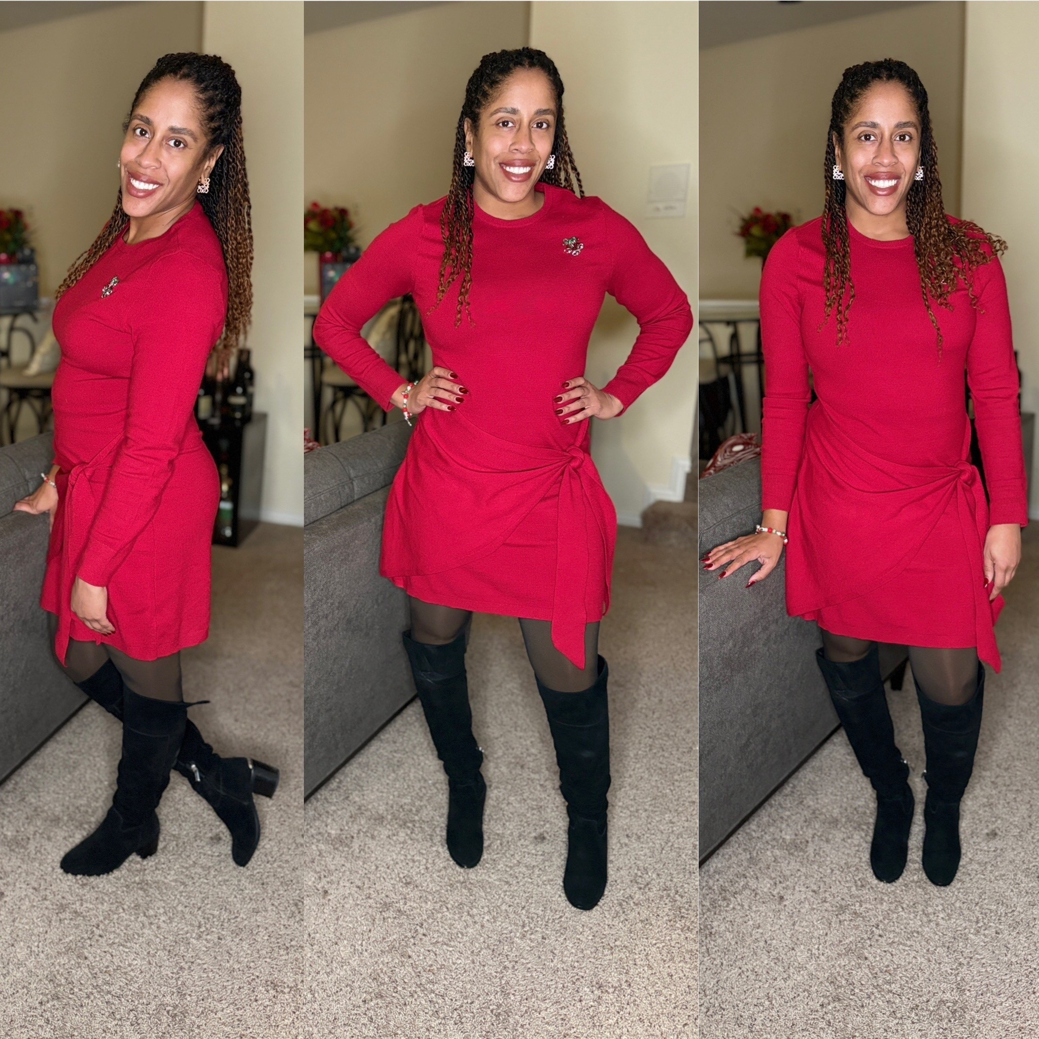 Felt in the holiday spirit at work today ❤️💚

#LTKootd #LTKFindsUnder50 #LTKHoliday