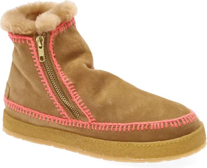 Setsu Genuine Shearling Lined Ankle Boot (Women) | Nordstrom