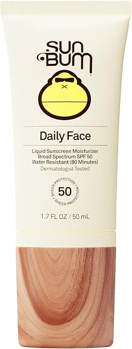 Sun Bum Daily SPF 50 Face Sunscreen Lotion - Broad Spectrum Moisturizing Facial Sunscreen with Vi... | Amazon (US)