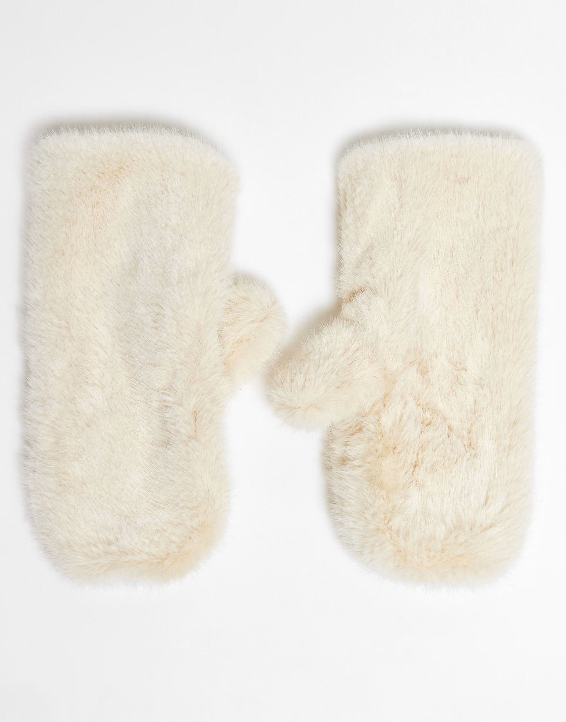 & Other Stories premium soft faux fur gloves in cream | ASOS (Global)