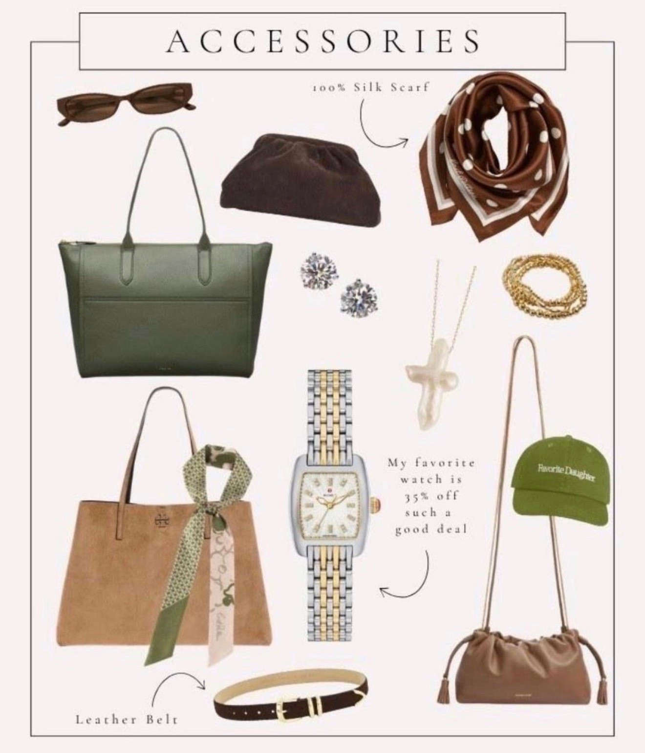 ALLL the fall accessories! I've been obsessed with adding a pop of brown or green to any fall outfit it always makes it feel so styled!

#LTKootd #LTKgrwm #LTKSeasonal
