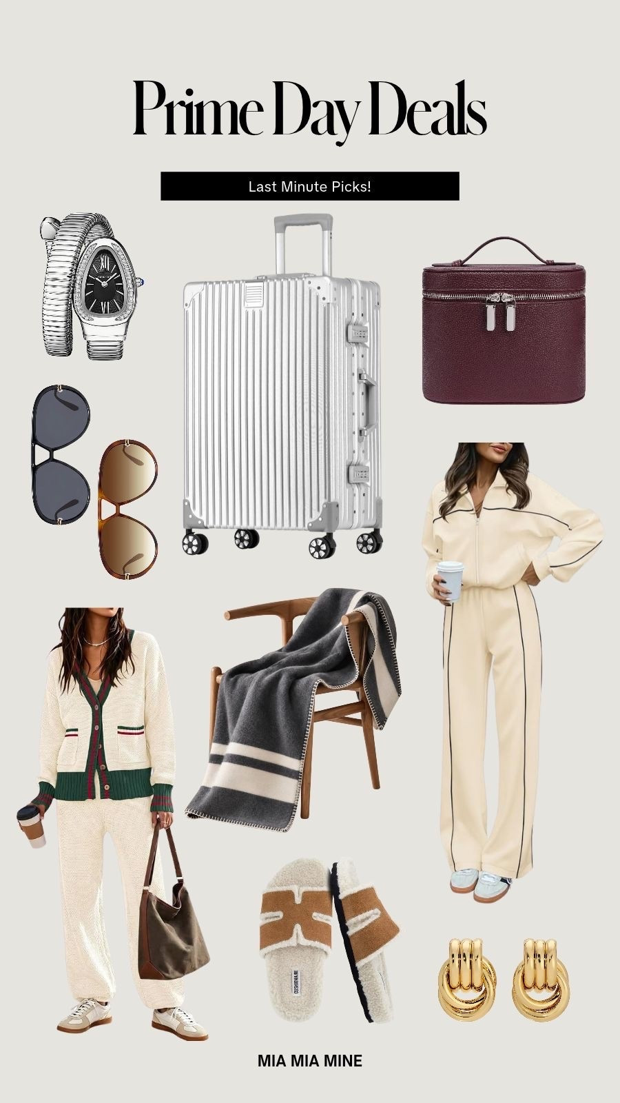 Last minute Amazon prime day picks 
Amazon luggage, travel essentials, beauty deals and lounge sets