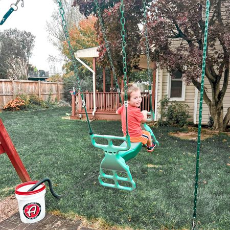 Outdoor toy, swing set, kids swing, double swing, outdoor play

#LTKfamily #LTKkids #LTKSeasonal