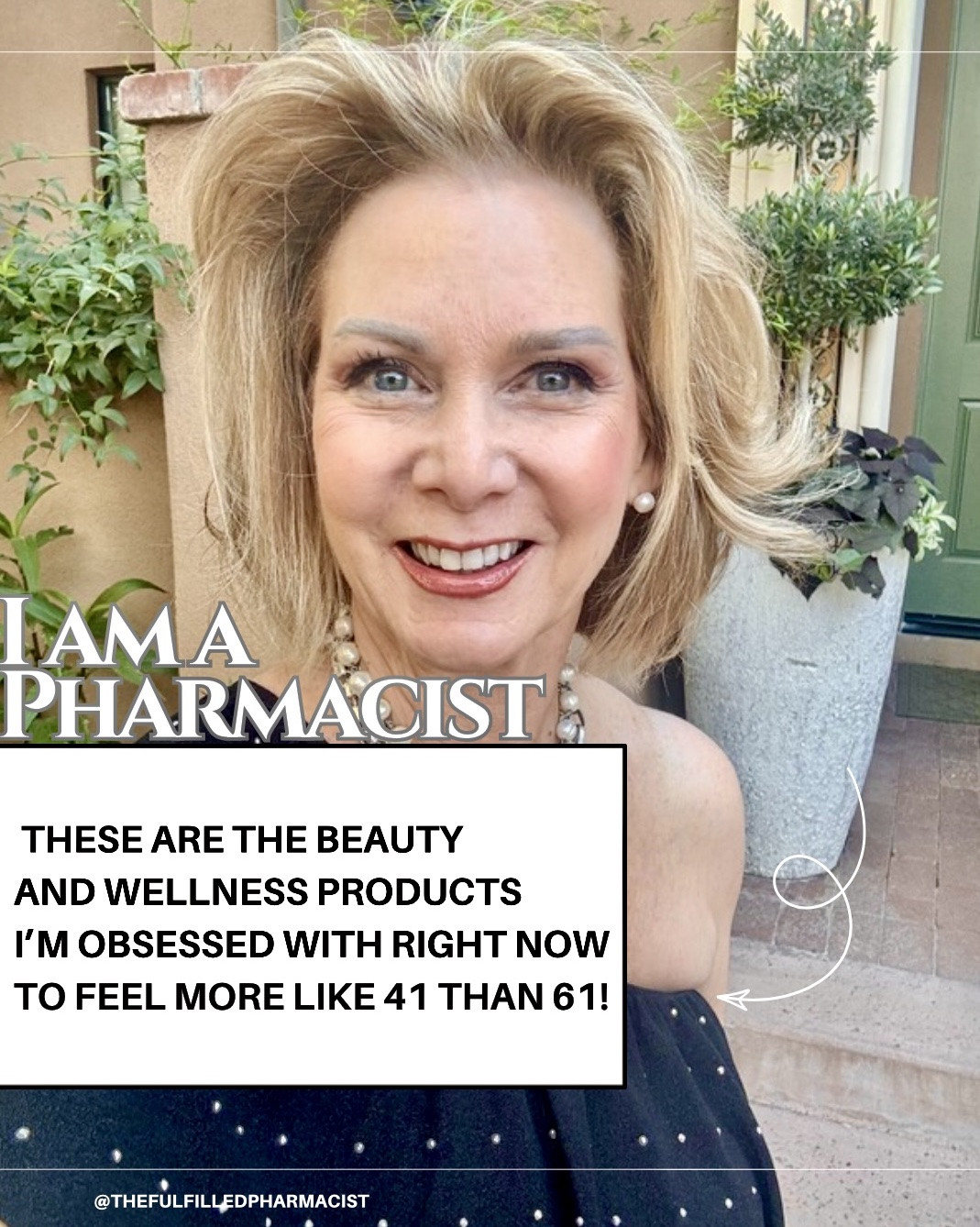 I am a pharmacist, these are the beauty and wellness products I’m obsessed with right now to feel more like 41 than 61! 

✨The entire Kopari clean beauty line including the SPF 50 mineral sunscreen. It’s lightly tinted and goes on SO smoothly!!

✨Aluma Botanics Botanical oils plump my skin and make me feel like I have had Botox when I haven’t! Scrubstudiosoaps.com 

✨ My Nira laser to boost collagen and full time lines and wrinkles. 
LISAKING10 

✨ My magnesium and collagen lotion from @glowbyhormoneuniversity allows me to sleep like a baby! 

Follow along for more pharmacist recommendations and midlife information!

#LTKselfcare #LTKOver40 #LTKBeauty