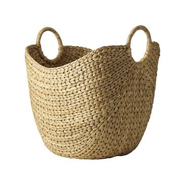 Curved Basket, Large, Natural | West Elm (US)