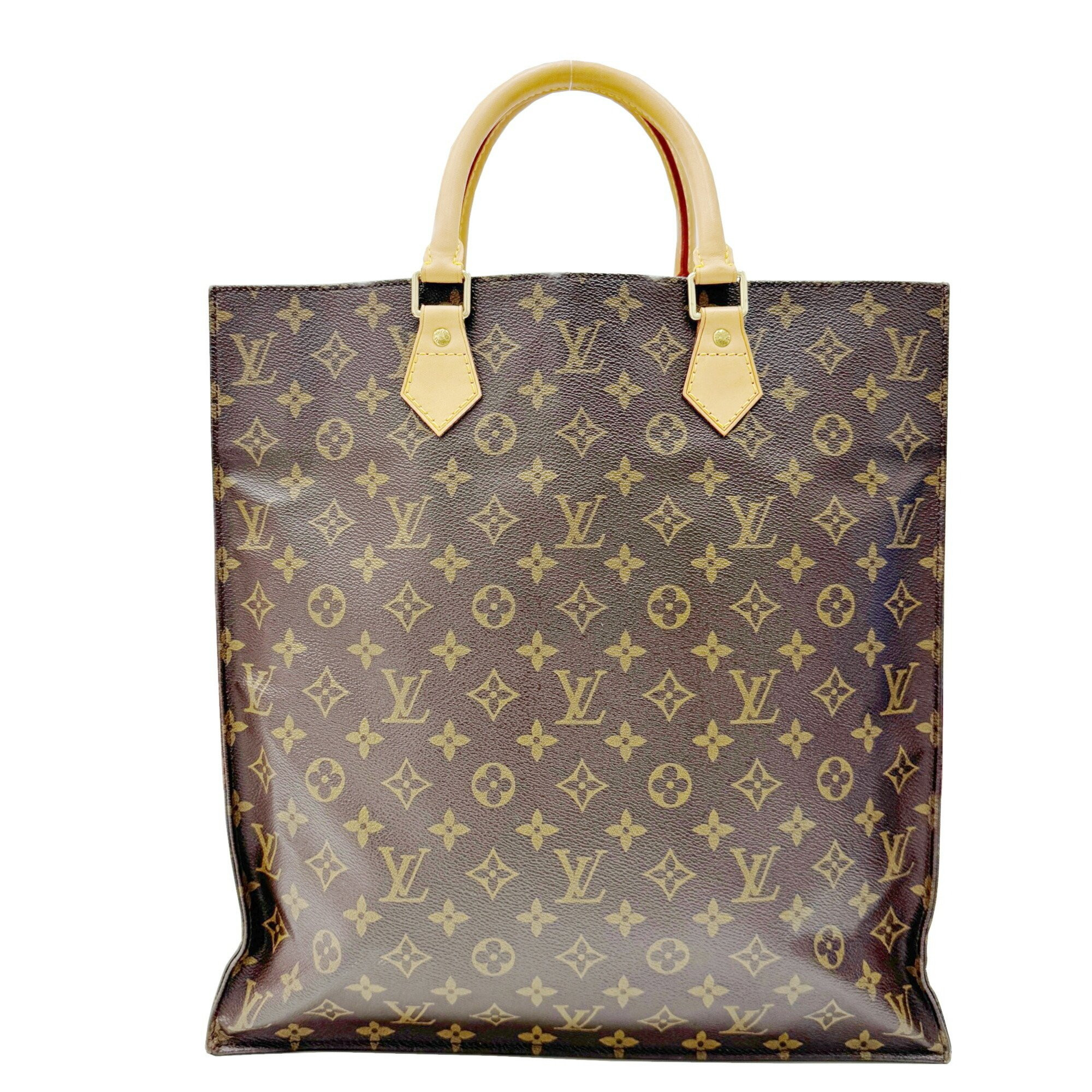 Pre-Owned LOUIS VUITTON Louis Vuitton Monogram Sac Plat M51140 MI8901 Tote Bag Handbag Men's Wome... | Walmart (US)