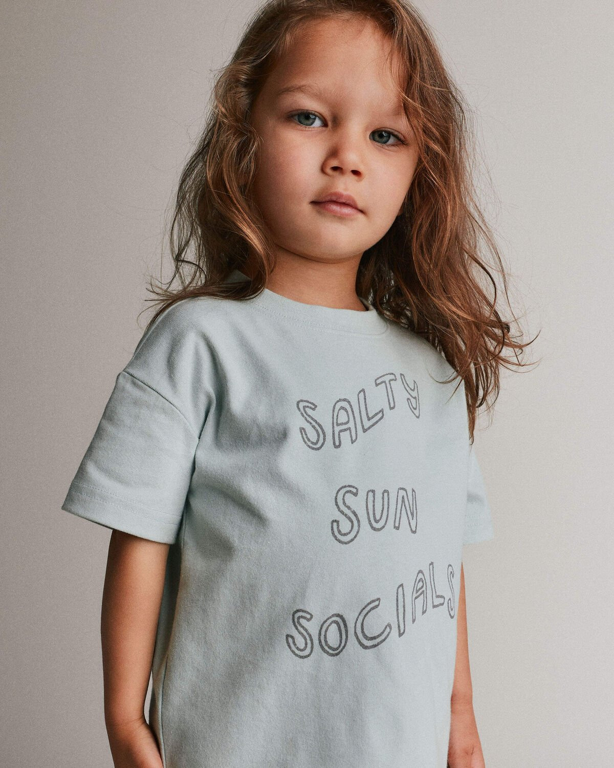 Toddler 'Salty Sun Socials' Premium Relaxed Graphic Tee - Light Blue - Otter Avenue | Carter's | Carter's Inc