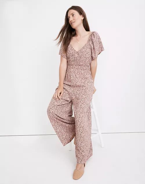 Sophia Wide-Leg Jumpsuit in Cottage Garden | Madewell