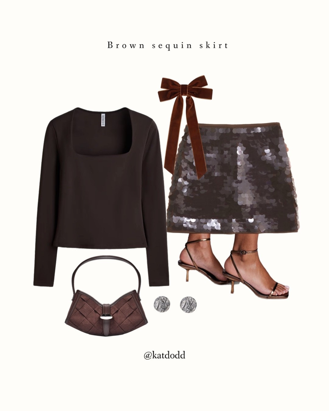 Brown sequin skirt outfit 🤍 perfect for Christmas parties New Year’s Eve Christmas Day and I love the silver accessories!!! 

Discount!! 15%-25% off with an extra 15% off with code AFXLTK on all Abercrombie items 🤍


Abercrombie sequin skirt sale H&M basics bronze heels brown woven bag silver jewellery brown hair bow Amazon 

#LTKpartywear #LTKstyletip #LTKuk