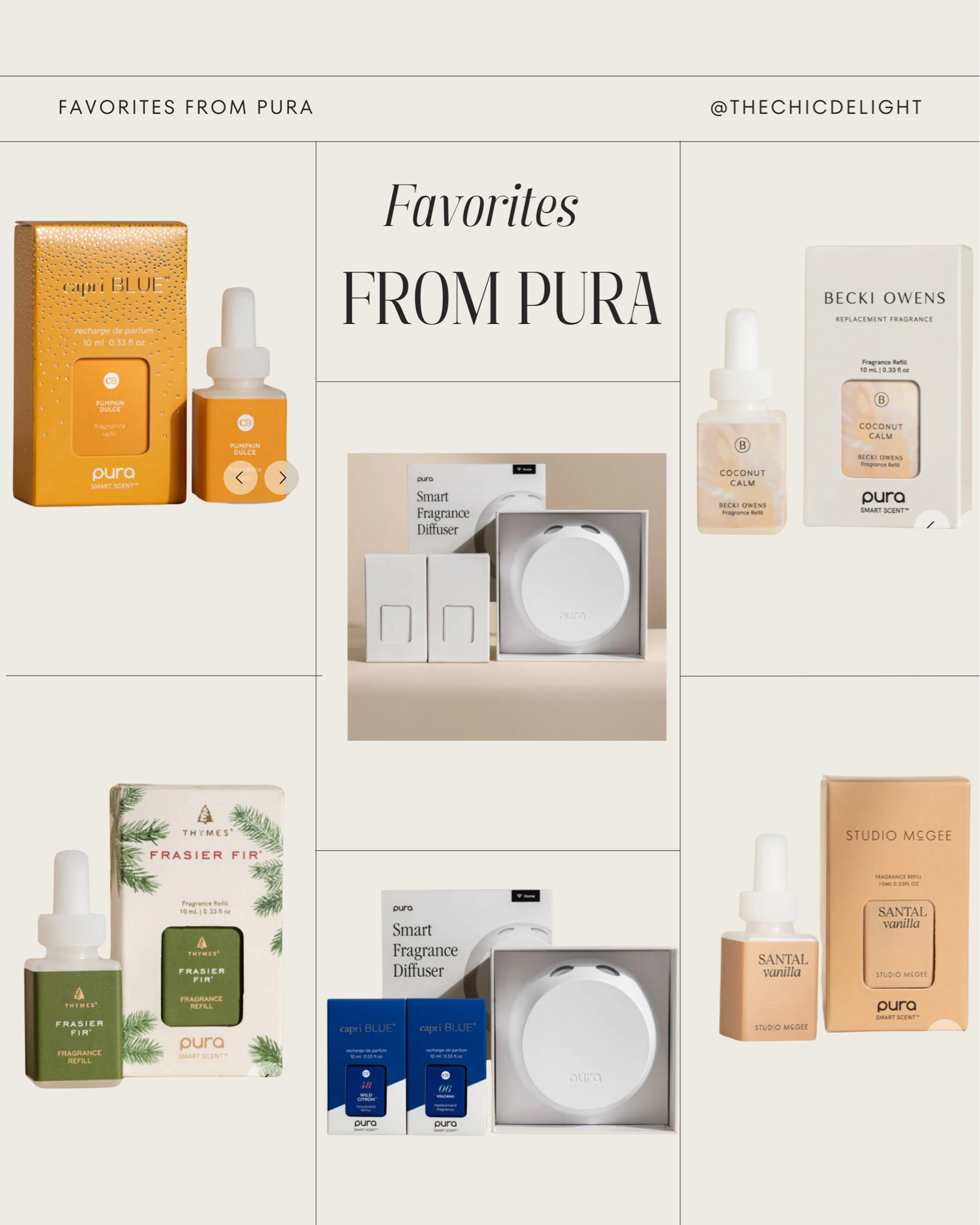 So I just got my first Pura for my birthday and you guys I am OBSESSED! It makes my house smell amazing and guess what?!? They just came out with their holiday scents. You know I am stocking up. I’ve linked my favorite scents. This would be a perfect gift!

Pura / home find / home decor 

#LTKHome #LTKSeasonal #LTKFallSale