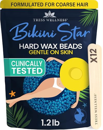 Tress Wellness Wax Beads - Safe for Skin - Dermatologically Tested - At-Home Kit for Bikini, Braz... | Amazon (US)