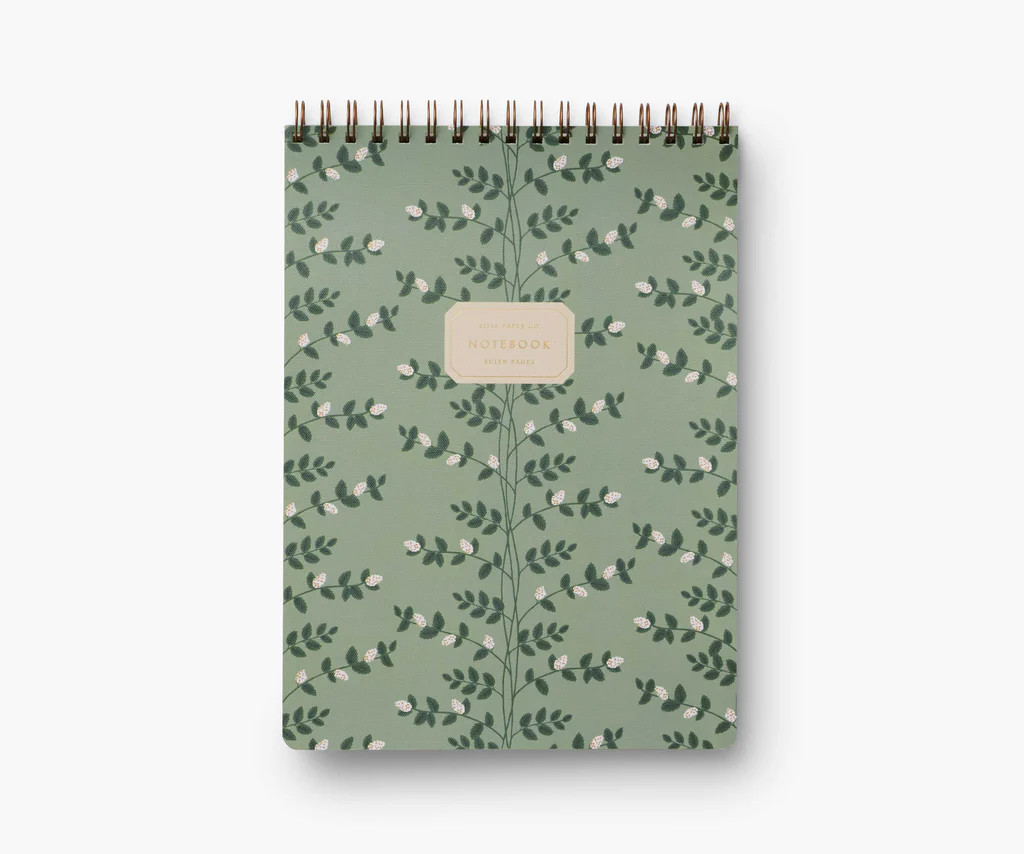 Large Top Spiral Notebook - Climbing Vines | Rifle Paper Co.