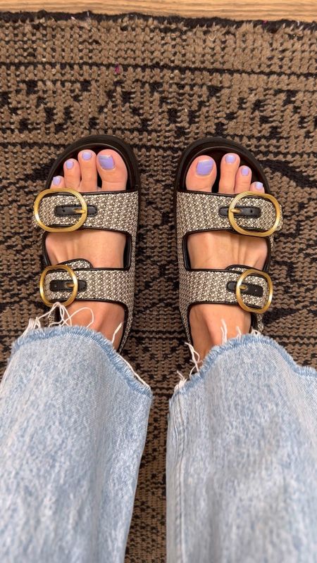 These sandals look just like Dior for a fraction of the price and they are SO COMFORTABLE! If in between sizes, size up .5. 

#LTKstyletip #LTKshoecrush