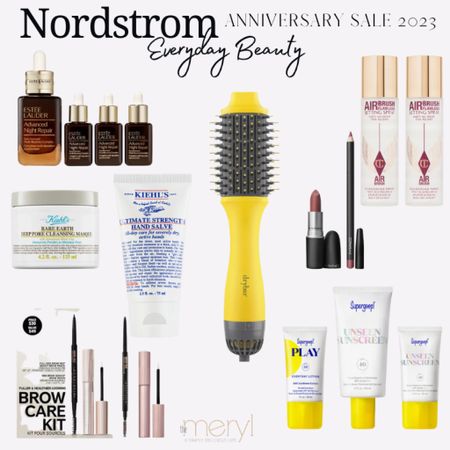 Nordstrom Anniversary Sale - Everyday Beauty NSale Estée Lauder Kiehls Drybar Supergoop Mac Eyebrow Kit 

#LTKxNSale #LTKFind #LTKbeauty