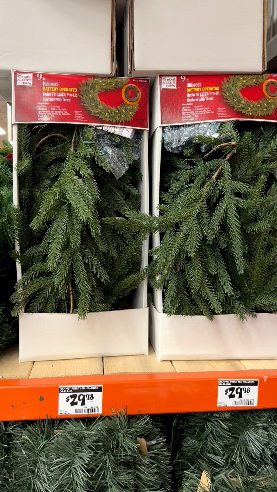Ran into Home Depot today and they had some great realistic, pre lit battery operated indoor/outdoor garland. 

Christmas decor, Christmas outdoor garland, Christmas home decor 

#LTKFindsUnder50 #LTKSeasonal #LTKHome