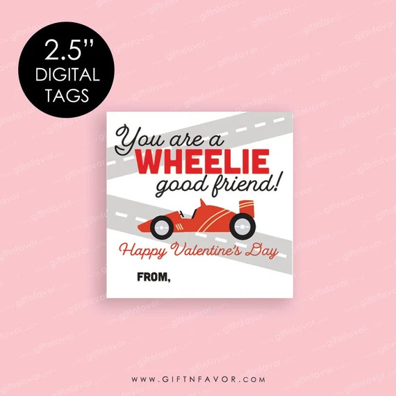 You're a Wheelie Good Friend Tagsprintable | Etsy | Etsy (US)
