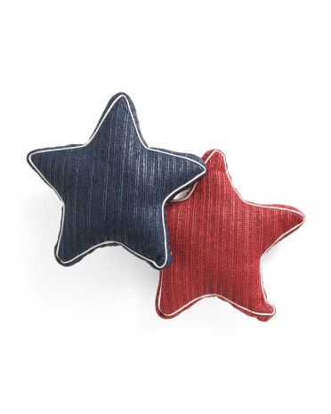 2pk 18x17 Outdoor Star Pillow Set | TJ Maxx