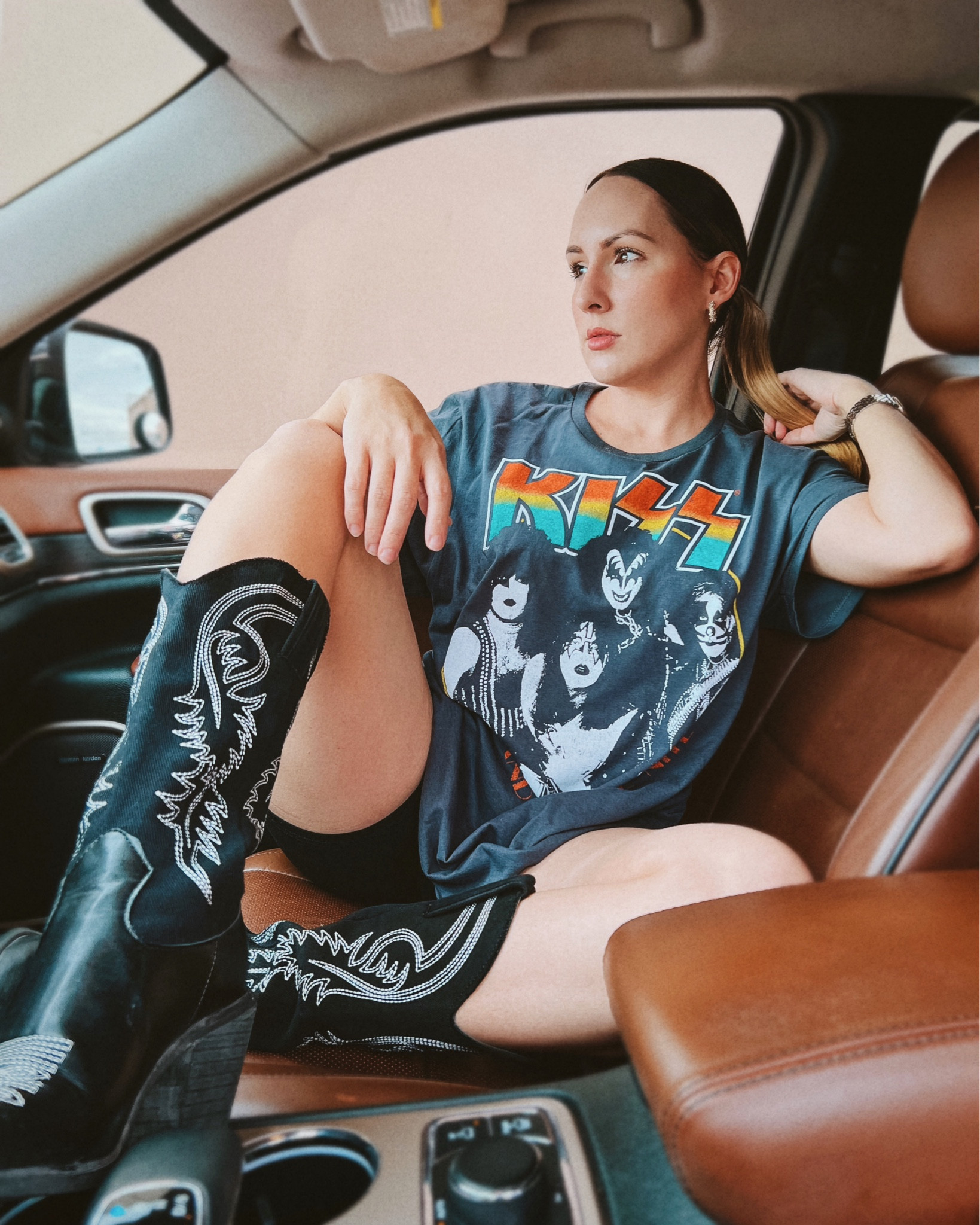 Walmart fashion | affordable fashion | cowboy boots outfit #walmartfinds #walmartfashion #graphictees

#LTKstyletip #LTKshoecrush #LTKunder50