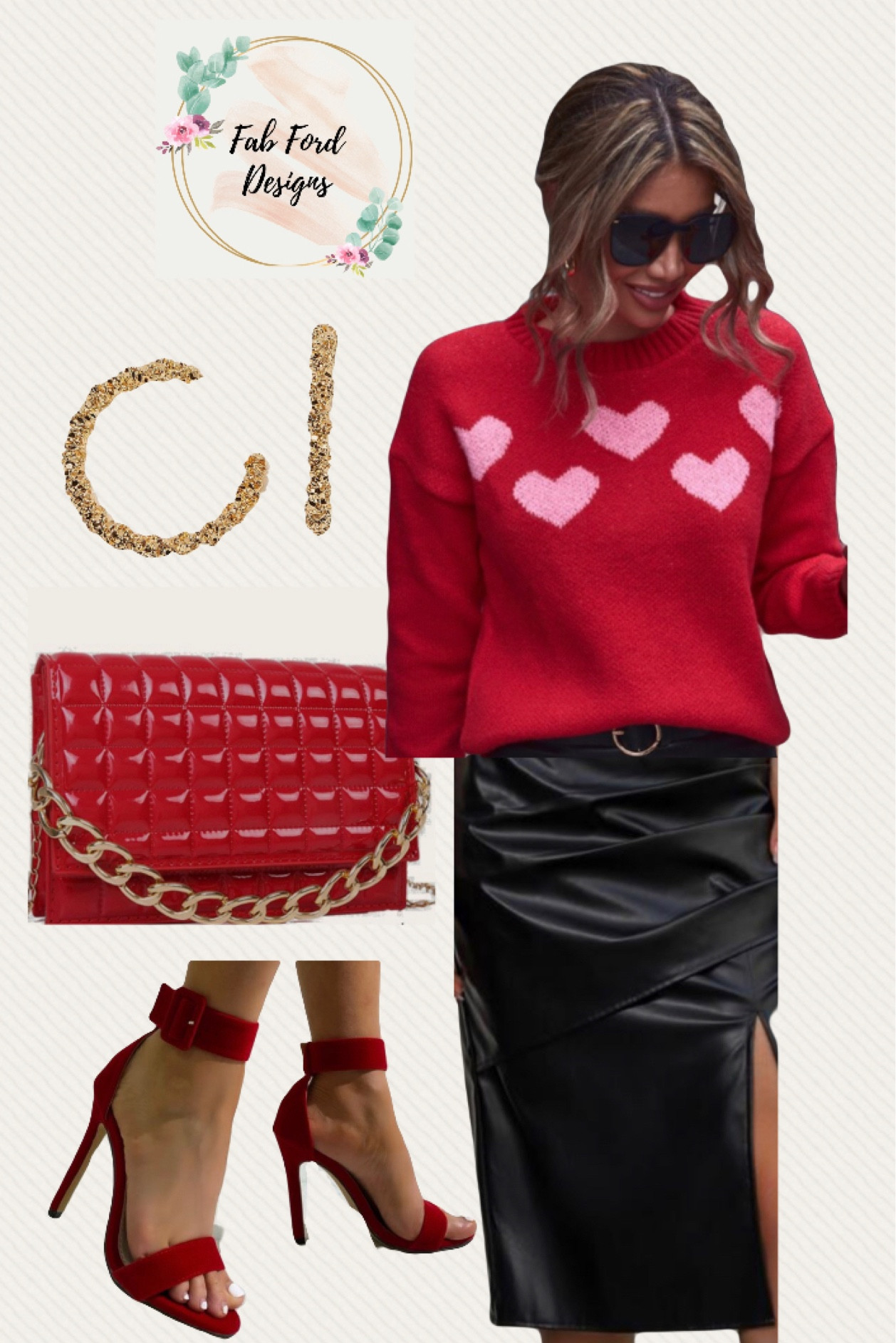 Valentine's Look | Pink and Red 

#LTKstyletip #LTKshoecrush #LTKunder50