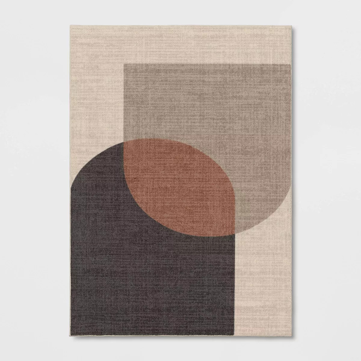 5'x7' Abstract Geometric Area Rug Beige/Brown - Threshold™ | Target