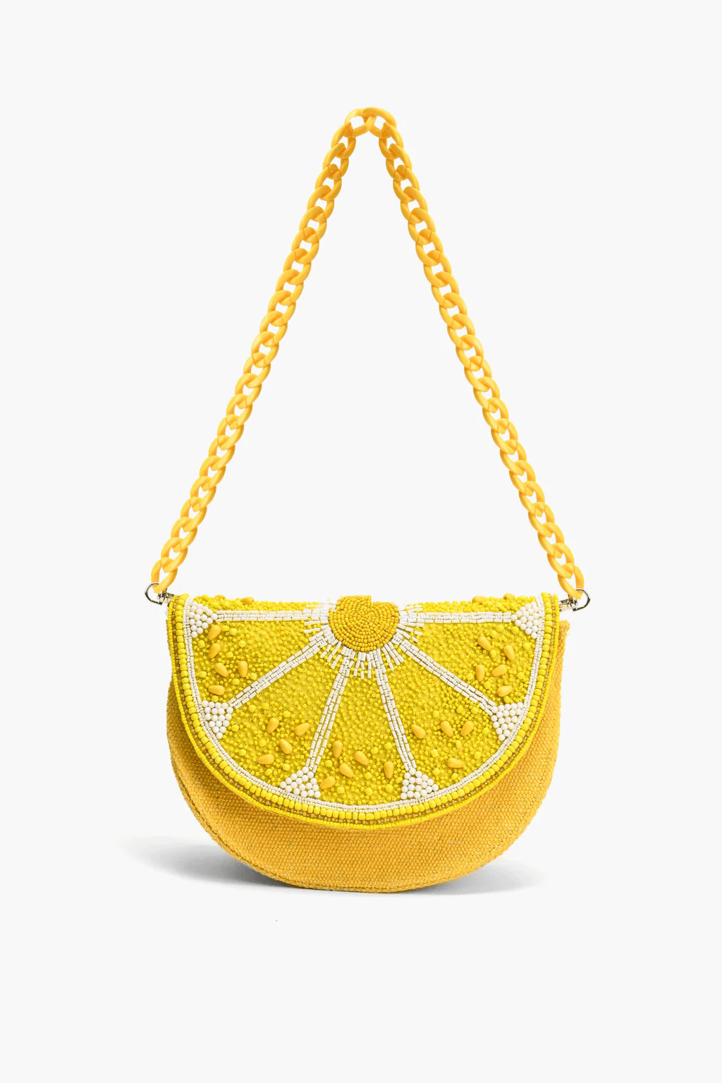 America and Beyond Lemon Shoulder Bag | Social Threads
