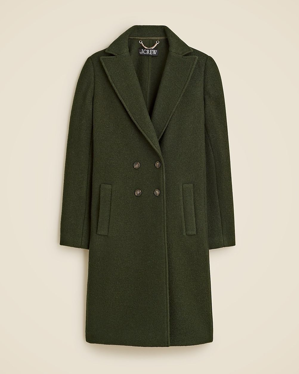 Petite Daphne topcoat in boiled wool | J. Crew US