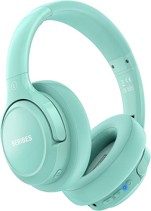 Bluetooth Wireless Headphones Over Ear,BERIBES 65H Playtime and 6 EQ Music Modes with Microphone,... | Amazon (US)