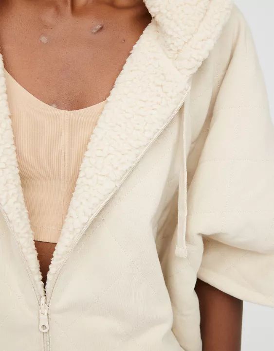 OFFLINE By Aerie Sherpa Lined Cape | Aerie