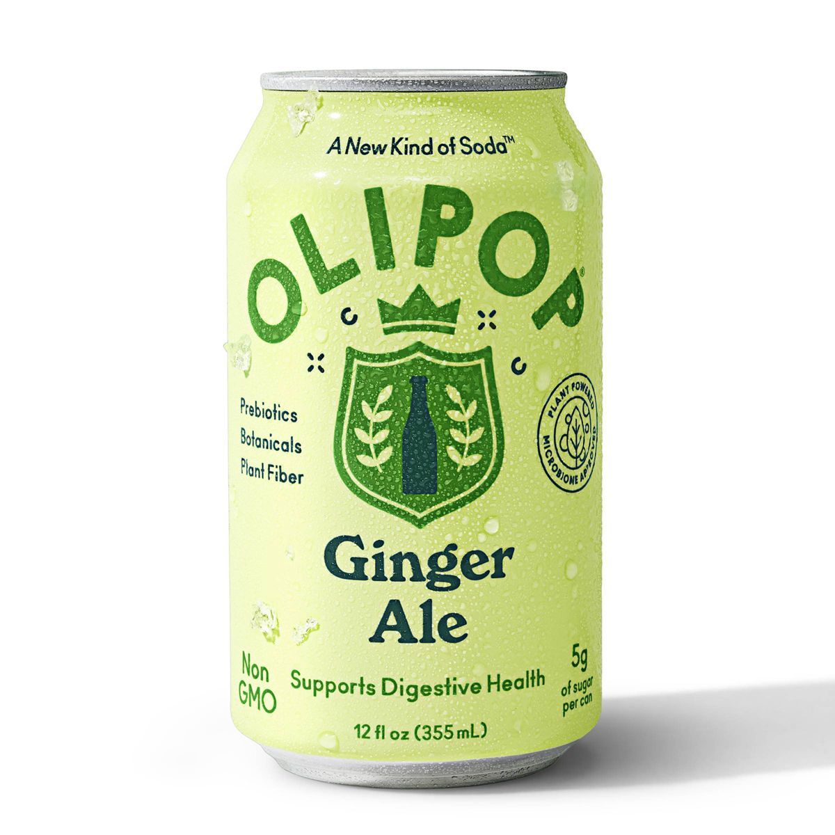 OLIPOP Ginger Ale Prebiotic Soda - 12 fl oz | Target
