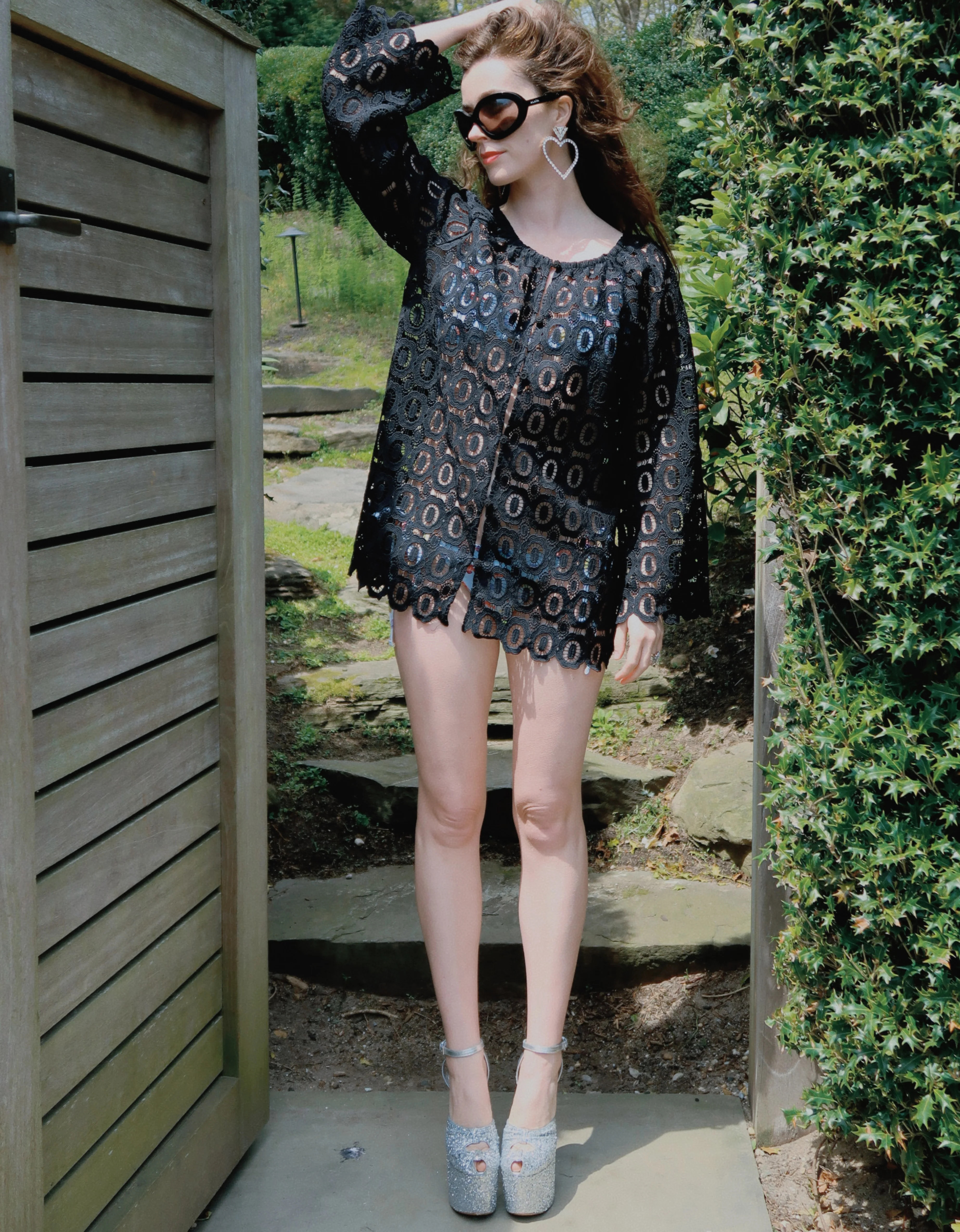 The Enella Tunic | Black Broderie / S | Hill House Home | Hill House Home US