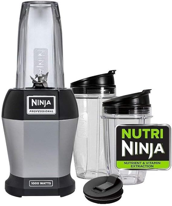 Ninja BL455_30 Nutri Professional Personal Blender Bonus Set with 3-Sip & Seal Single Serves(12, ... | Amazon (US)