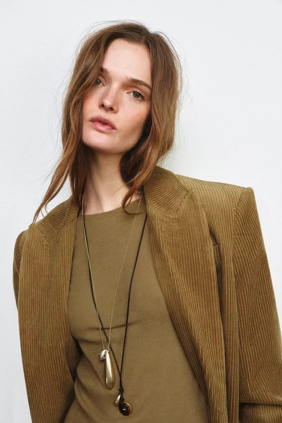 PACK OF 2 TEARDROP CORD NECKLACES | Zara US