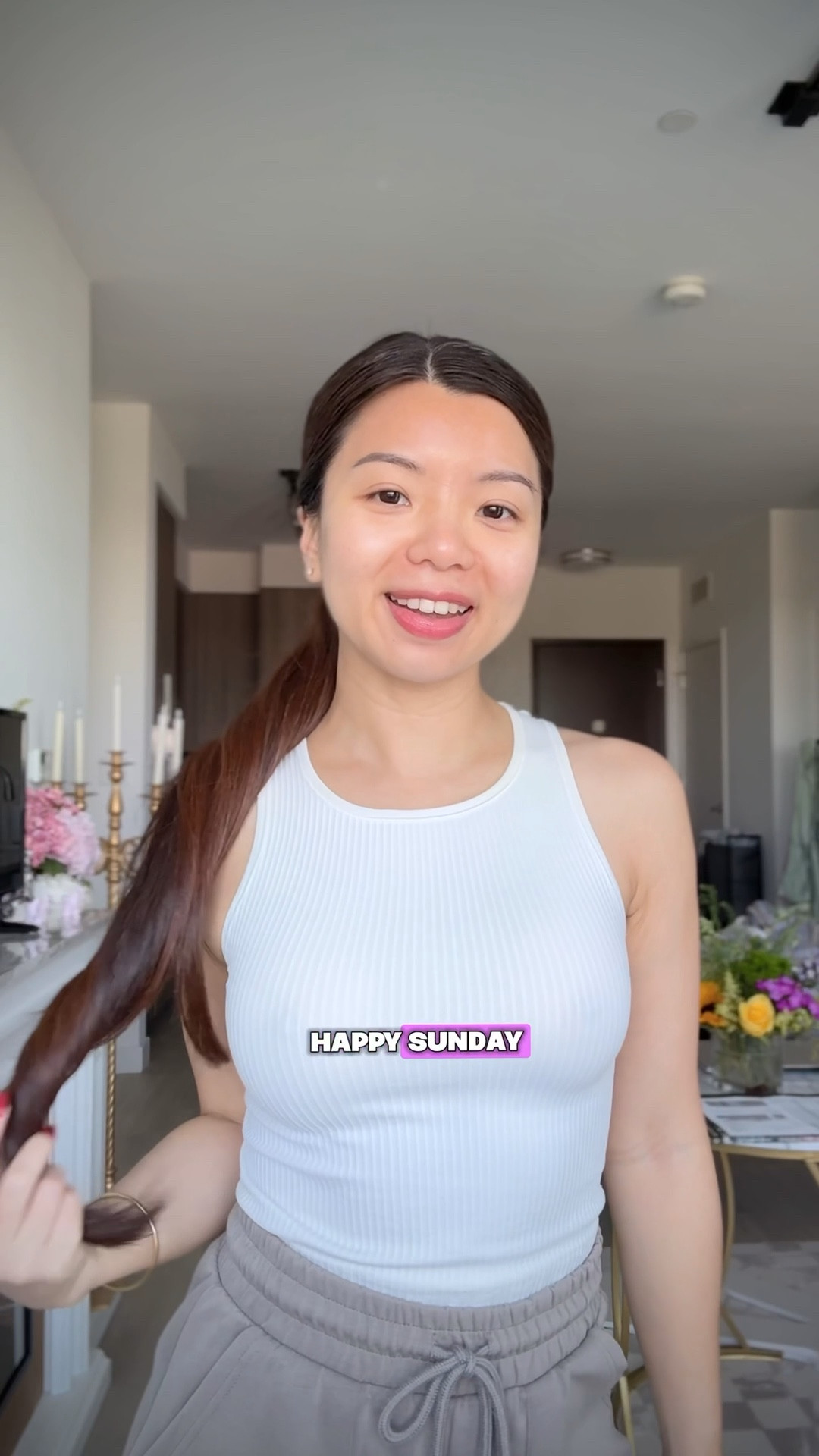 Simple and sleek can make a lounge fit chic. Today, I’m rocking a slicked back low ponytail with comfy basics. 
- Top has light stretch and structure for breathability
- Hair wax tames my baby hairs 
- Seamless hair ties secure my volume without crimping
- Similar drawstring shorts from a brand I’ve had great luck with before 

#LTKPetite #LTKFindsUnder50 #LTKStyleTip