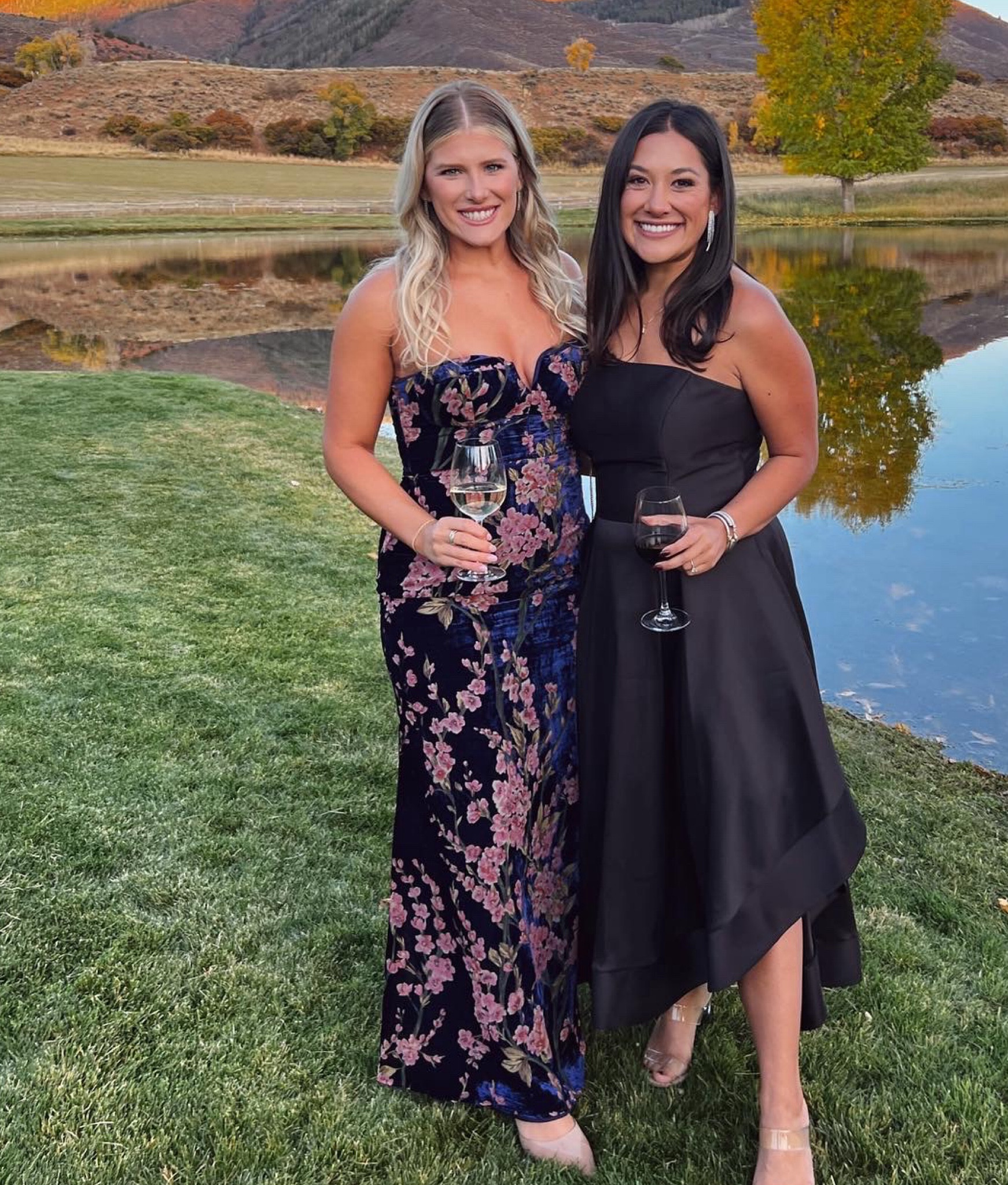 Fall black tie wedding guest dress. Love the velvet and floral! #wedding

#LTKWedding #LTKFindsUnder100