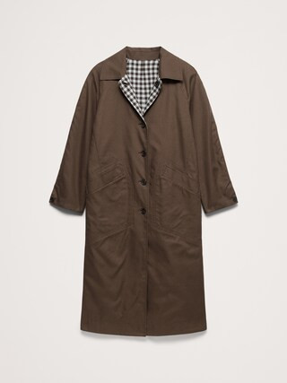 Reversible Cotton Car Coat | Banana Republic (CA)