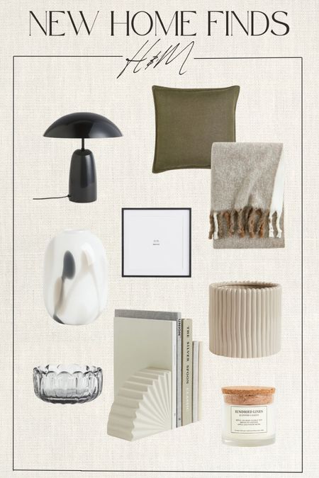 New Home Finds from H&M
—
Home decor, neutral home, home styling, picture frame, lamp, throw pillow, throw blanket, vase, book end, candle, fall decor 

#LTKhome #LTKfindsunder50 #LTKSeasonal