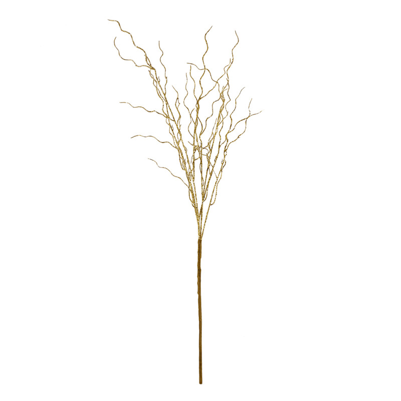 Gold Glittered Twig Branch, 52" | At Home