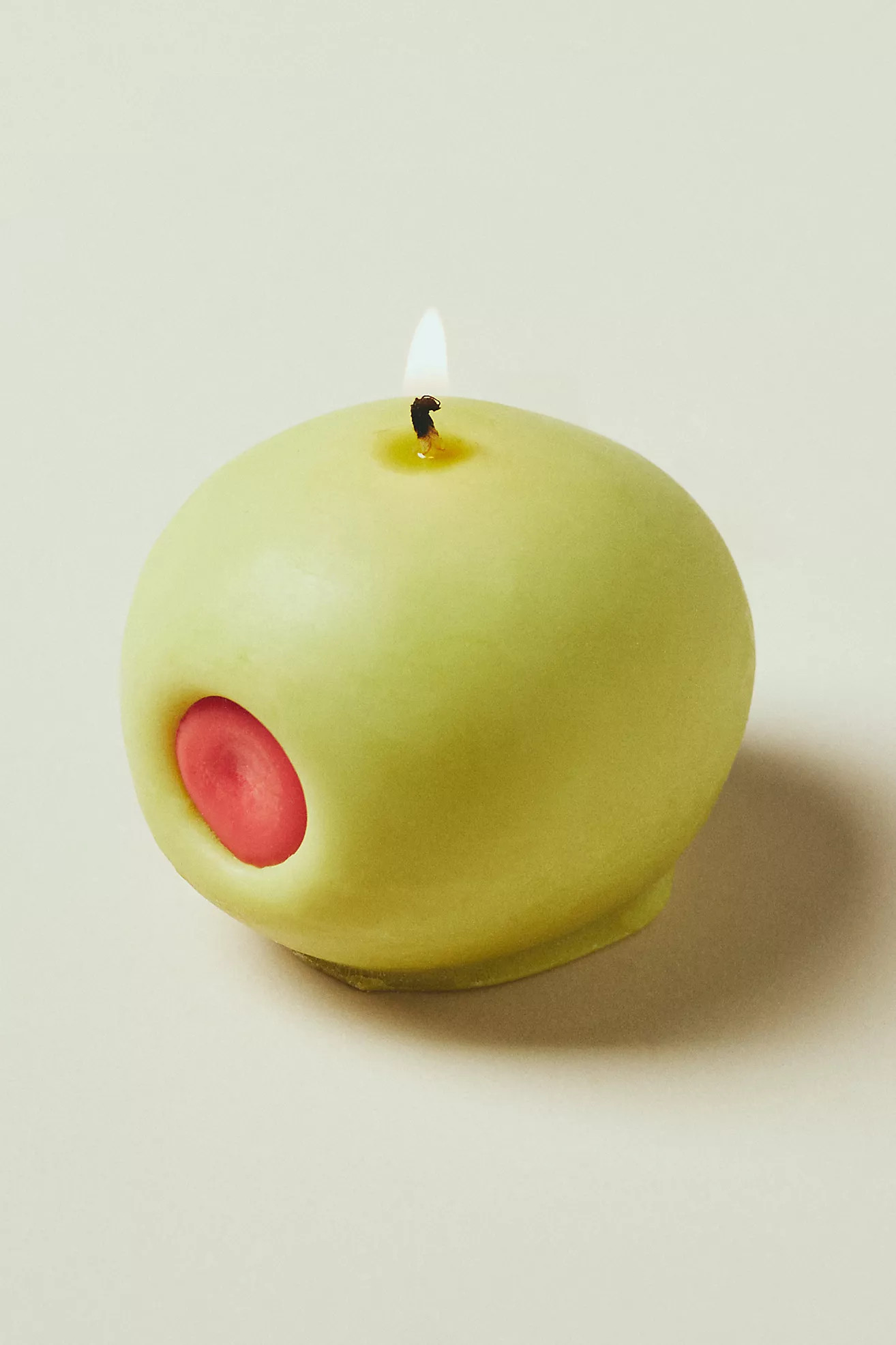 Nata Olive Shaped Decorative Candle | Anthropologie (US)