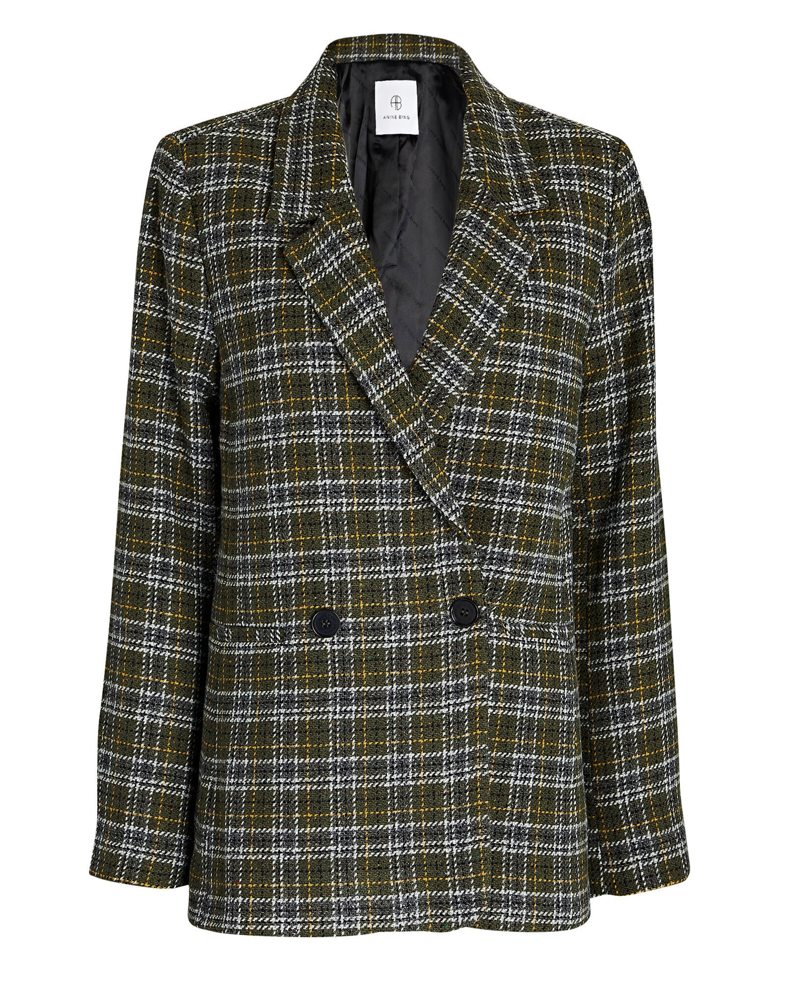 Madeleine Oversized Plaid Blazer | INTERMIX