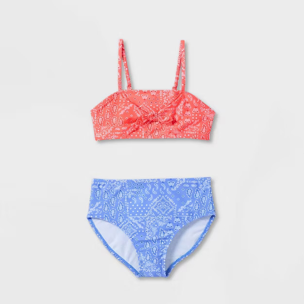 Girls' Paisley 2pc Bikini Set - art class™ | Target