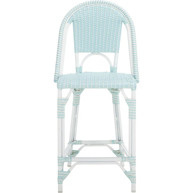 Safavieh | California Counter Stool, Blue | Maisonette | Maisonette