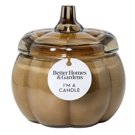 Better Homes & Gardens Pumpkin Snickerdoodle Swirl Scented 3-Wick 30 oz Pumpkin Jar Candle | Walmart (US)