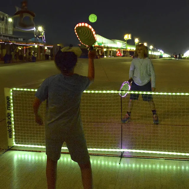 Kids Indoor/Outdoor Light-Up Pickleball Set | UncommonGoods