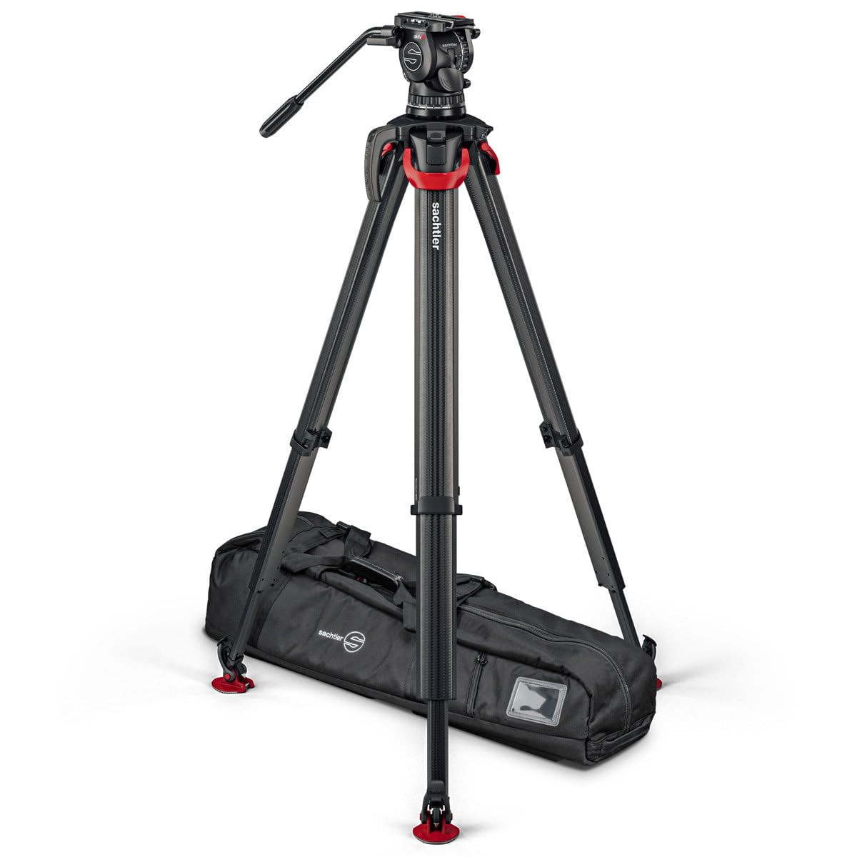 Sachtler aktiv10 Sideload Fluid Head System with flowtech100 Tripod, Rubber Feet | Amazon (US)